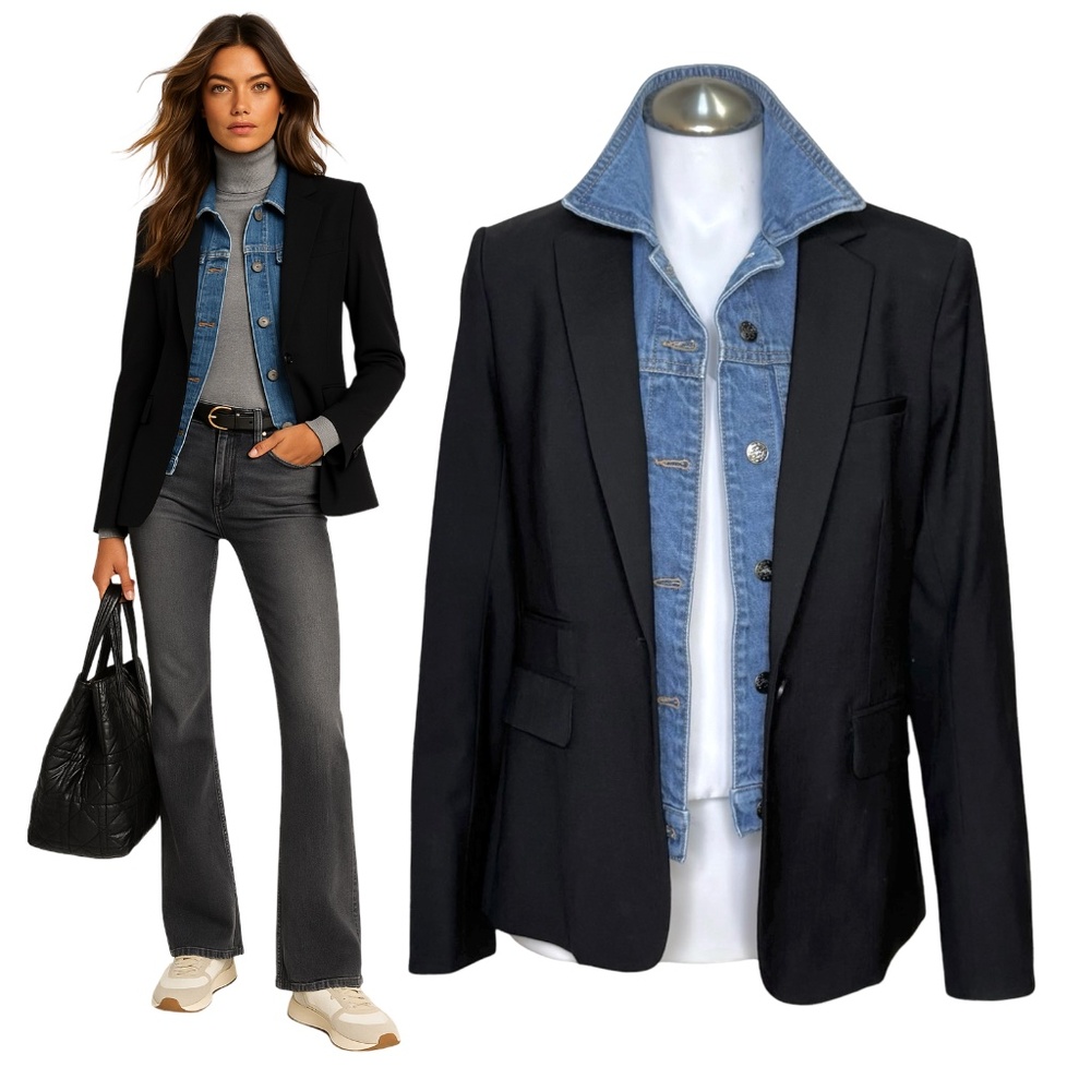 $695 VERONICA BEARD Dickey Jacket Blazer Sz 2 Blazer